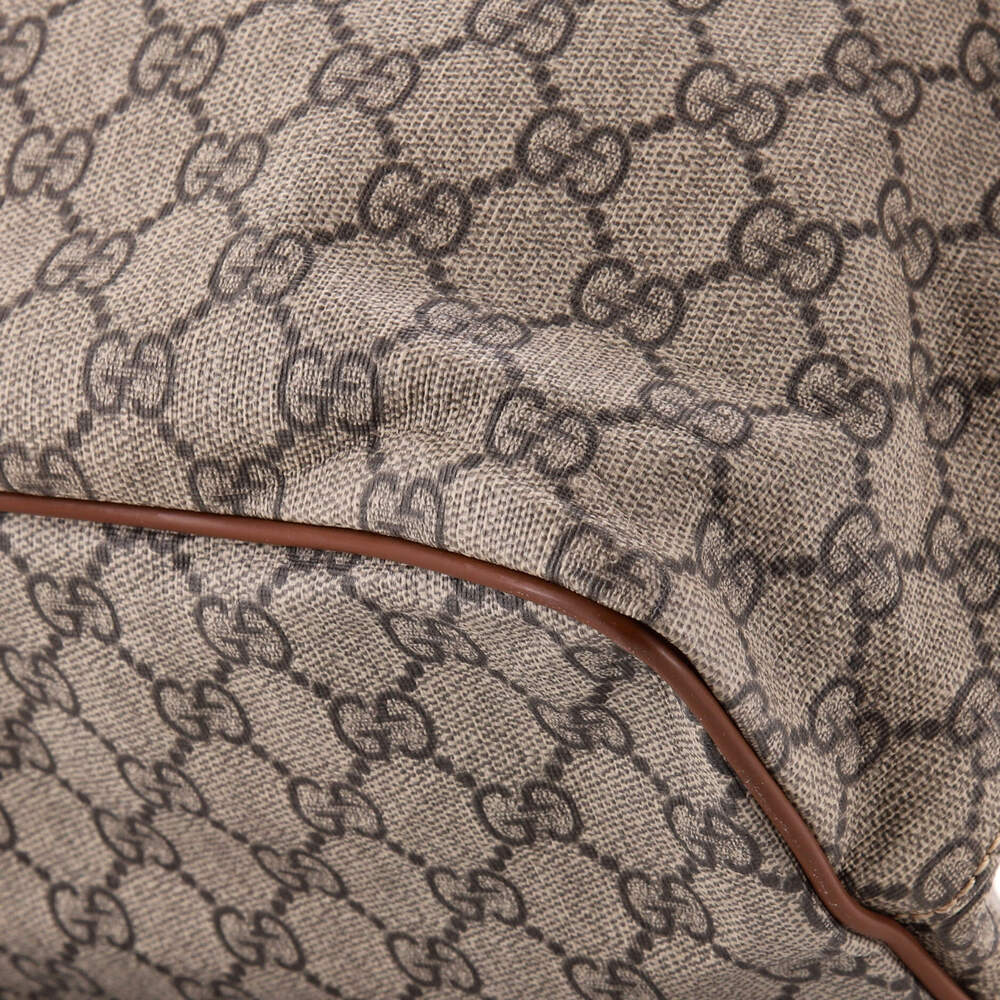 Gucci Convertible Soft Tote Gg Coated #269625G12B - Picture 6 of 9